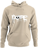 Φούτερ με κουκούλα - Dope - Color Thumbnail Μπέζ