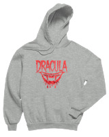 Φούτερ με κουκούλα Παιδικό - Dracula - Color Thumbnail Γκρι Μελανζέ