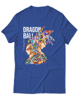 T-Shirt Unisex - Dragon Ball Legacy - Color Thumbnail Μπλε Ρουά