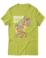 T-Shirt Unisex - Dragon Ball Legacy - Color Thumbnail Λαχανί