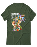 T-Shirt Unisex - Dragon Ball Legacy - Color Thumbnail Κυπαρισσί