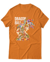 T-Shirt Unisex - Dragon Ball Legacy - Color Thumbnail Πορτοκαλί