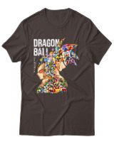 T-Shirt Unisex - Dragon Ball Legacy - Color Thumbnail Καφέ