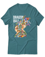 T-Shirt Unisex - Dragon Ball Legacy - Color Thumbnail Μπλε Πράσινο
