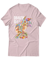 T-Shirt Unisex - Dragon Ball Legacy - Color Thumbnail Απαλό Ροζ