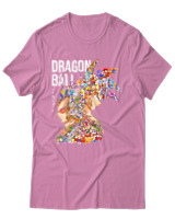 T-Shirt Unisex - Dragon Ball Legacy - Color Thumbnail Ροζ