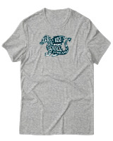 T-Shirt Αντρικό - Dragon Rises - Color Thumbnail Γκρι Μελανζέ