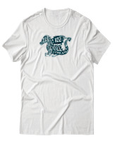 T-Shirt Αντρικό - Dragon Rises - Color Thumbnail Άσπρο