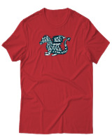T-Shirt Αντρικό - Dragon Rises - Color Thumbnail Κόκκινο