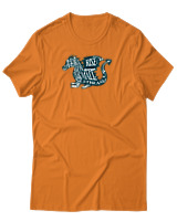 T-Shirt Αντρικό - Dragon Rises - Color Thumbnail Πορτοκαλί