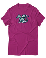 T-Shirt Αντρικό - Dragon Rises - Color Thumbnail Φουξια