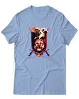 T-Shirt Αντρικό - Dragon Shield - Color Thumbnail Γαλάζιο