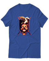 T-Shirt Αντρικό - Dragon Shield - Color Thumbnail Μπλε Ρουά