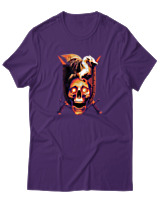 T-Shirt Αντρικό - Dragon Shield - Color Thumbnail Σκούρο Μωβ