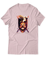 T-Shirt Αντρικό - Dragon Shield - Color Thumbnail Απαλό Ροζ