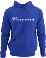 Φούτερ με κουκούλα - Dreamer - Color Thumbnail Μπλε Ρουά