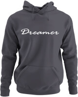 Φούτερ με κουκούλα - Dreamer - Color Thumbnail Ανθρακί