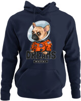 Φούτερ με κουκούλα - Dreams Matter - Color Thumbnail Navy Blue