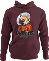 Φούτερ με κουκούλα - Dreams Matter - Color Thumbnail Marron