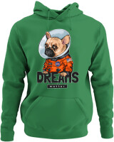 Φούτερ με κουκούλα - Dreams Matter - Color Thumbnail Kelly Green