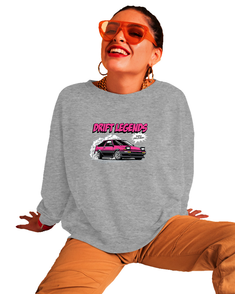 Φούτερ χωρίς κουκούλα Γυναικείο - Drift Legends - Image 1