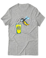 T-Shirt Αντρικό - Drink Like A Local - Color Thumbnail Γκρι Μελανζέ