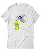 T-Shirt Αντρικό - Drink Like A Local - Color Thumbnail Άσπρο