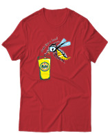 T-Shirt Αντρικό - Drink Like A Local - Color Thumbnail Κόκκινο