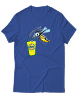 T-Shirt Αντρικό - Drink Like A Local - Color Thumbnail Μπλε Ρουά