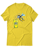 T-Shirt Αντρικό - Drink Like A Local - Color Thumbnail Χρυσό Κίτρινο