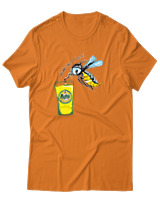 T-Shirt Αντρικό - Drink Like A Local - Color Thumbnail Πορτοκαλί