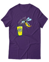 T-Shirt Αντρικό - Drink Like A Local - Color Thumbnail Σκούρο Μωβ