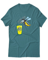 T-Shirt Αντρικό - Drink Like A Local - Color Thumbnail Μπλε Πράσινο