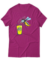 T-Shirt Αντρικό - Drink Like A Local - Color Thumbnail Φουξια