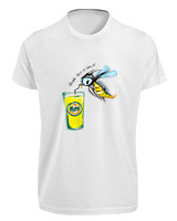 T-Shirt Fit Αντρικό - Drink Like A Local - Color Thumbnail 'Ασπρο