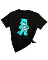 T-Shirt Woman Fashion Γυναικείο - Drink More Water - Color Thumbnail BLACK