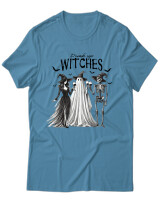 T-Shirt Unisex - Drink Up Witches - Color Thumbnail Τιρκουάζ