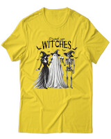 T-Shirt Unisex - Drink Up Witches - Color Thumbnail Χρυσό Κίτρινο
