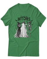 T-Shirt Unisex - Drink Up Witches - Color Thumbnail Πράσινο