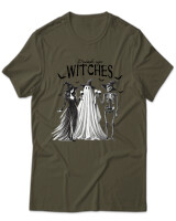 T-Shirt Unisex - Drink Up Witches - Color Thumbnail Χακί
