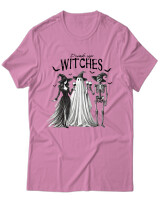 T-Shirt Unisex - Drink Up Witches - Color Thumbnail Ροζ
