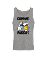 Αμάνικο Μπλουζάκι Αντρικό - Drinking Buddies - Color Thumbnail Γκρί Μελανζέ