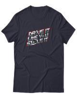T-Shirt Αντρικό - Drive It Like You Stole It - Color Thumbnail Σκούρο Μπλε