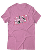 T-Shirt Αντρικό - Drive It Like You Stole It - Color Thumbnail Ροζ