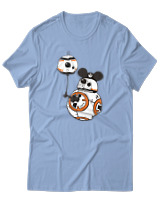 T-Shirt Αντρικό - Droid Birthday - Color Thumbnail Γαλάζιο