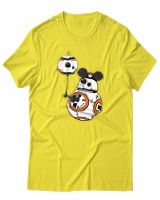 T-Shirt Αντρικό - Droid Birthday - Color Thumbnail Κίτρινο