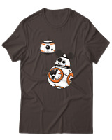 T-Shirt  Γυναικείο - Droid Birthday - Color Thumbnail Καφέ