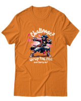 T-Shirt Αντρικό - Drop The Mic Pirate - Color Thumbnail Πορτοκαλί