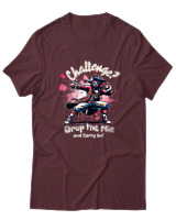 T-Shirt Αντρικό - Drop The Mic Pirate - Color Thumbnail Μπορντό