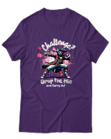 T-Shirt Αντρικό - Drop The Mic Pirate - Color Thumbnail Σκούρο Μωβ
